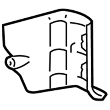 Lexus 62111-60090-B1 Board, Cowl Side Trim, RH