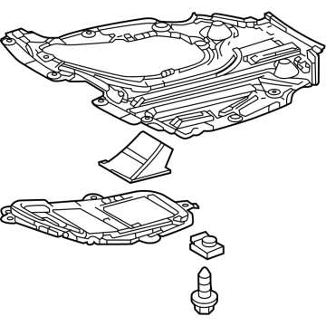 Lexus 51420-07010 Engine Under Cover Assembly