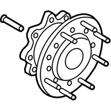 Ford HC3Z-1A014-A Grease Cap Spacer