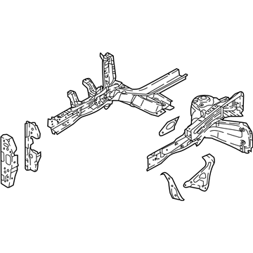 Hyundai 64500-J0000 Panel Complete-Fender Apron, LH