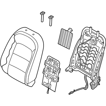Kia 88400B0180KMT Back Assembly-Front Seat, RH