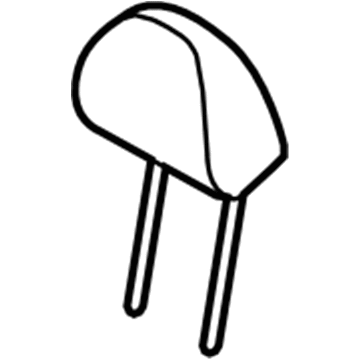 Kia 887003W501EAV Headrest Assembly-Front Seat