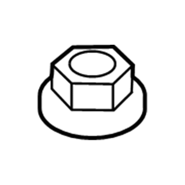 BMW 07-12-9-904-381 Hex Nut With Plate
