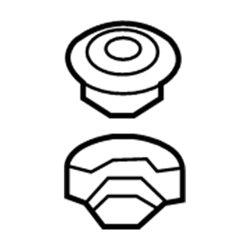 Hyundai 25336-2H000 Insulator-Radiator Mounting, Lower