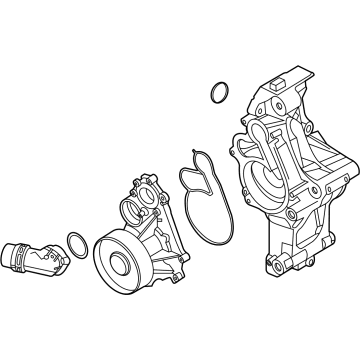 BMW 11-51-8-650-986 Coolant Pump With Support