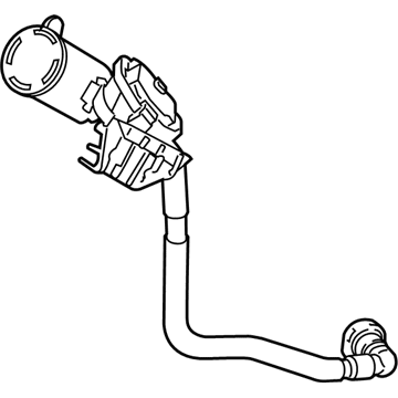 BMW 16-11-7-356-537 Vent Pipe With Dust Filter