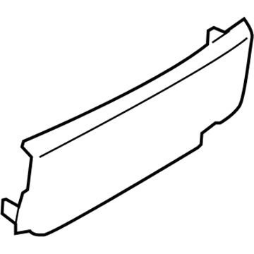 Nissan 87339-1LZ0B FINISHER Cushion Front Seat RH Rear