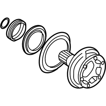 BMW 33-13-1-428-851 Drive Flange Output