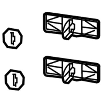 Lexus 89348-33110 RETAINER, Ultrasonic