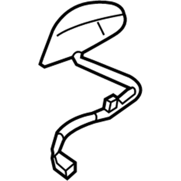 Honda 39150-T2A-A01ZJ Antenna Assembly, Xm (Kona Coffee Metallic)