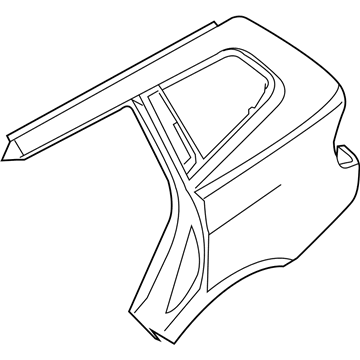 BMW 41-00-3-449-749 Left Rear Side Panel
