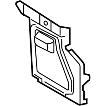 BMW 51-47-7-316-267 Trunk Trim, Left