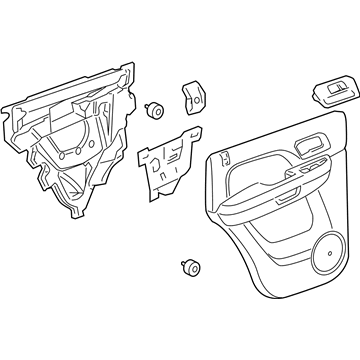 GM 20919785 Door Trim Panel
