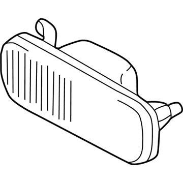 Lexus 81751-48010 Lens, Rear Side Marker Lamp, RH