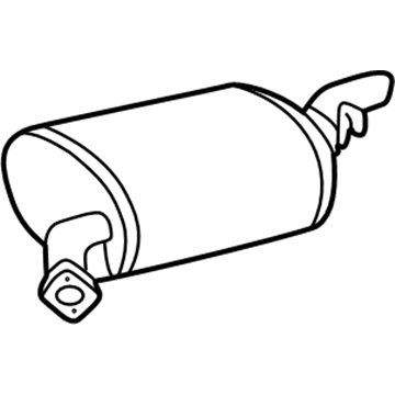 Lexus 17430-50160 Exhaust Tail Pipe Assembly