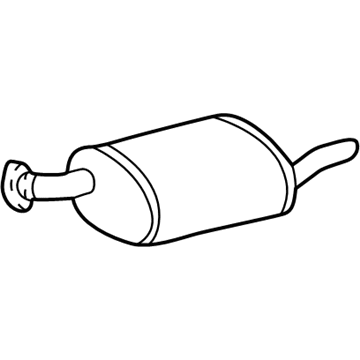 Lexus 17440-50130 Exhaust Tail Pipe Assembly