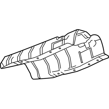 GM 92241467 Shield, Exhaust Muffler Intermediate Heat