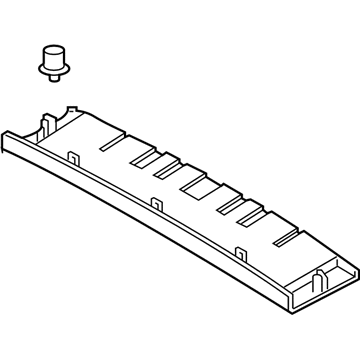 Infiniti 90900-5DA0A Finisher-Back Door, Upper