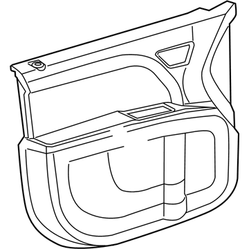 Mopar 1QF201X9AH Panel-Front Door Trim