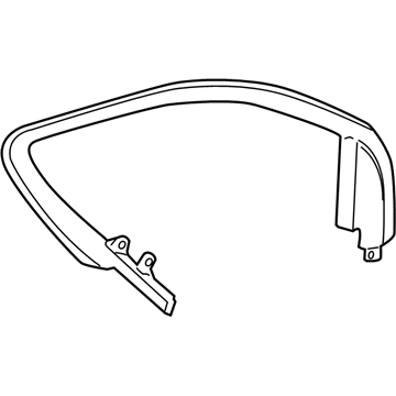 Mopar 1EF03DX9AD Molding-Door Window Opening