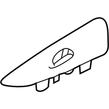 Nissan 82960-3NF0B Finisher-Power Window Switch, Rear RH