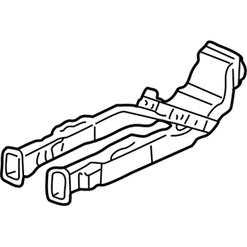 Acura 83331-S0K-A00 Duct Assembly, Rear Heater