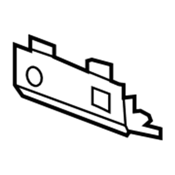 Honda 77296-TF0-J01ZA Garnish, Center (Lower) *NH167L* (GRAPHITE BLACK)
