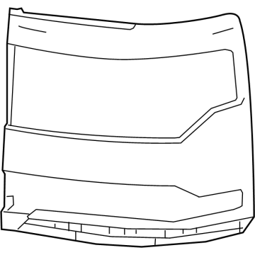 GM 23378968 BEZEL ASM-HDLP