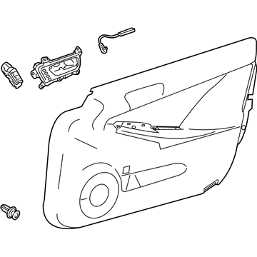 Lexus 67610-53751-27 Panel Assembly, Front Door