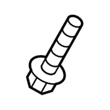 Mopar 6106257AA Screw-HEXAGON FLANGE Head
