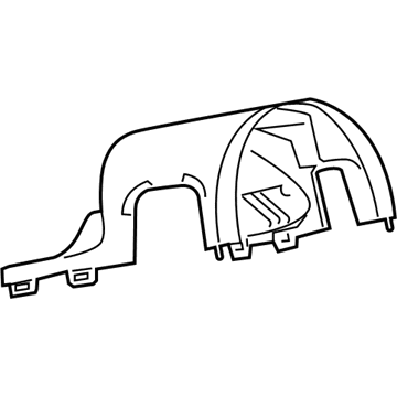 Mopar 1RZ37JW4AA SHROUD-Steering Column