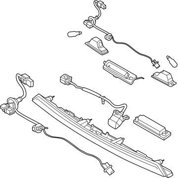 Kia 92409M7300 Lamp Assembly-Center GAR