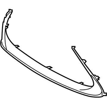 Lexus 53122-06010 Moulding, Radiator Grille