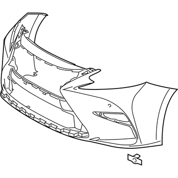 Lexus 52119-0A901 Front Bumper Cover L/C