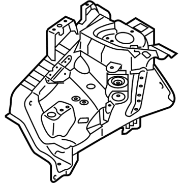 Hyundai 64502-D3000 Panel Assembly-Fender Apron, RH