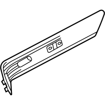 Mopar 6UN10TX7AA MOLDING-QUARTER LOWER
