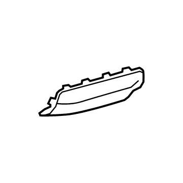 Lexus 52169-60140 Cover, Rear Bumper, Lw