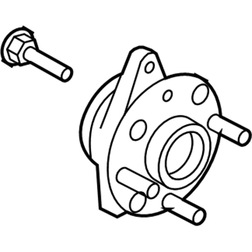 Nissan 40202-1FC0B Hub Assembly Road Wheel