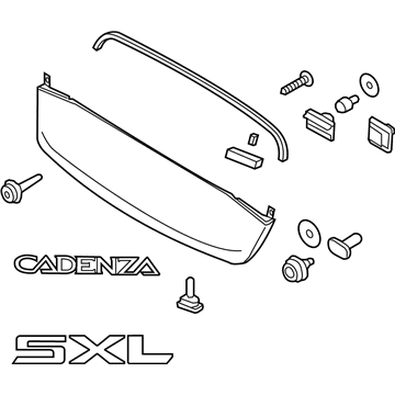 Kia 873703R642DS Moulding-Back Panel