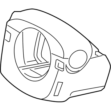 Nissan 48470-6AV1A Cover Set-Steering Column