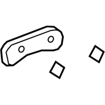 GM 92121245 Lock Reinforcement Plate