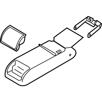 Infiniti 88610-JK60B Back Assy-Rear Seat, Center
