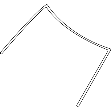 Nissan 72752-9BU0A MOULDING-WINDSHIELD UPPER, CENTER