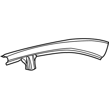 Lexus 61225-75010 Rail, Roof Side Outer Upper No.1, RH