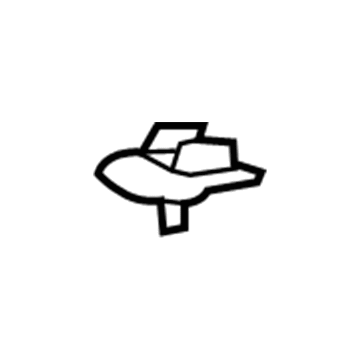 Lexus 72124-11010-C1 Cover, Seat Track Bracket