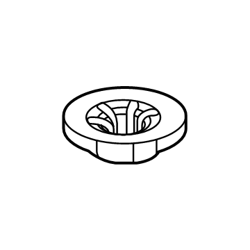 Nissan 55034-6RR0A Seat-Rubber, Rear Spring Upper