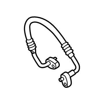 BMW 64-50-5-A01-C69 PRESSURE HOSE ASSY