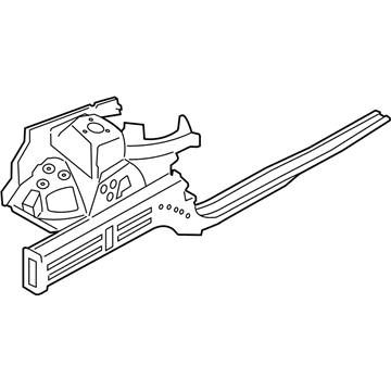 BMW 41-14-7-135-609 Front Left Wheelhouse