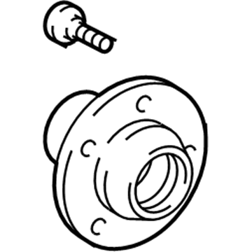 Lexus 43502-60201 Front Axle Hub Sub-Assembly, Left