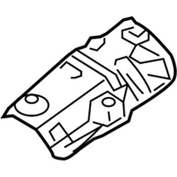 Infiniti 74752-7S000 INSULATOR-Heat, Front Floor RH